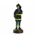 Fireman Dark Copper Figurine - 4.5" W x 12" H